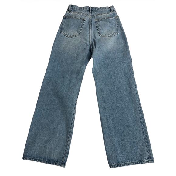 Reformation Wilder High Rise Wide Leg Cropped Jeans size 27 - Picture 5 of 6